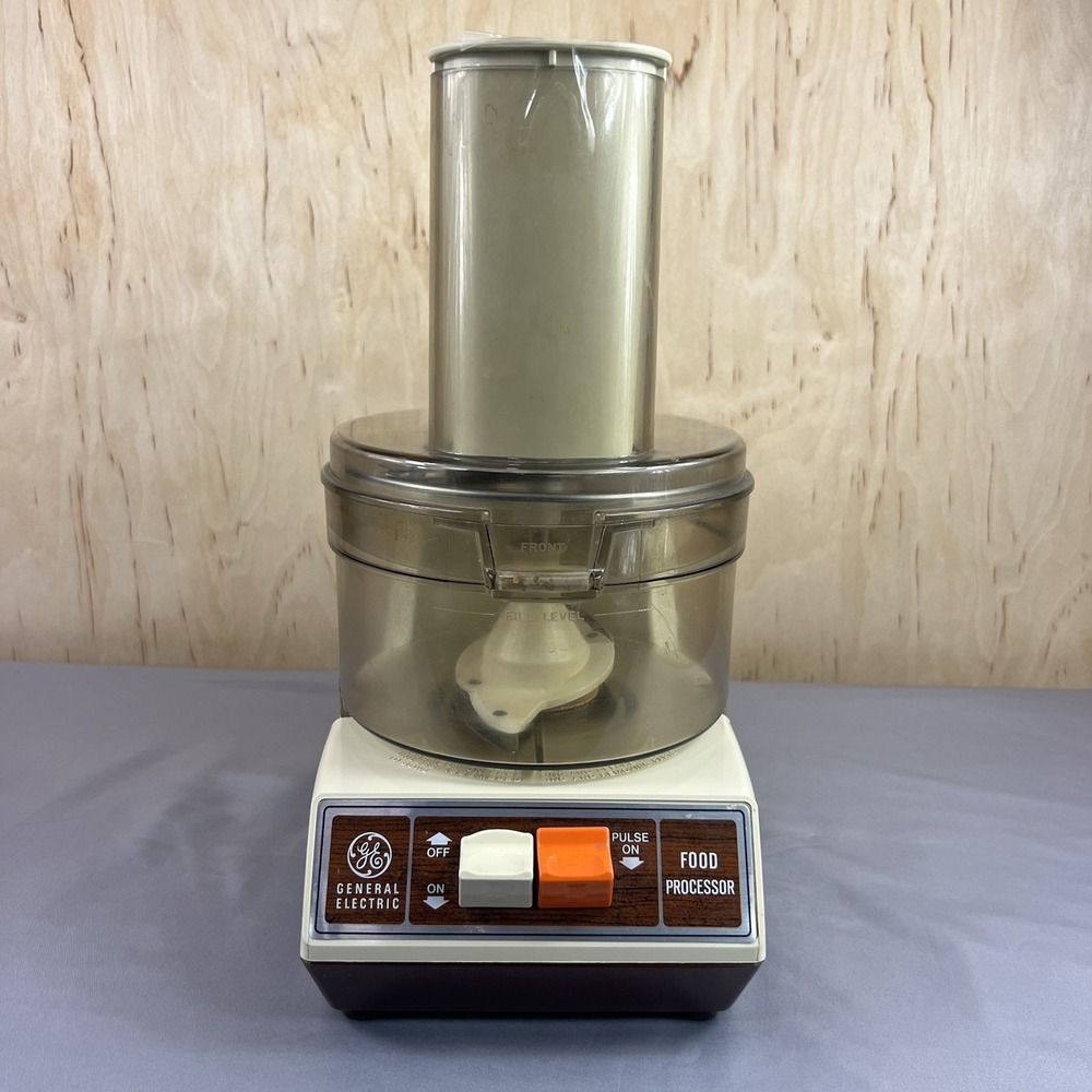 Vintage GE General Electric Food Processor Chopper D5FP1  Used Tested